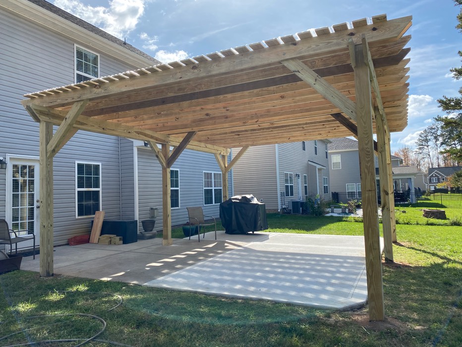 Six Post 3D Pergola #3